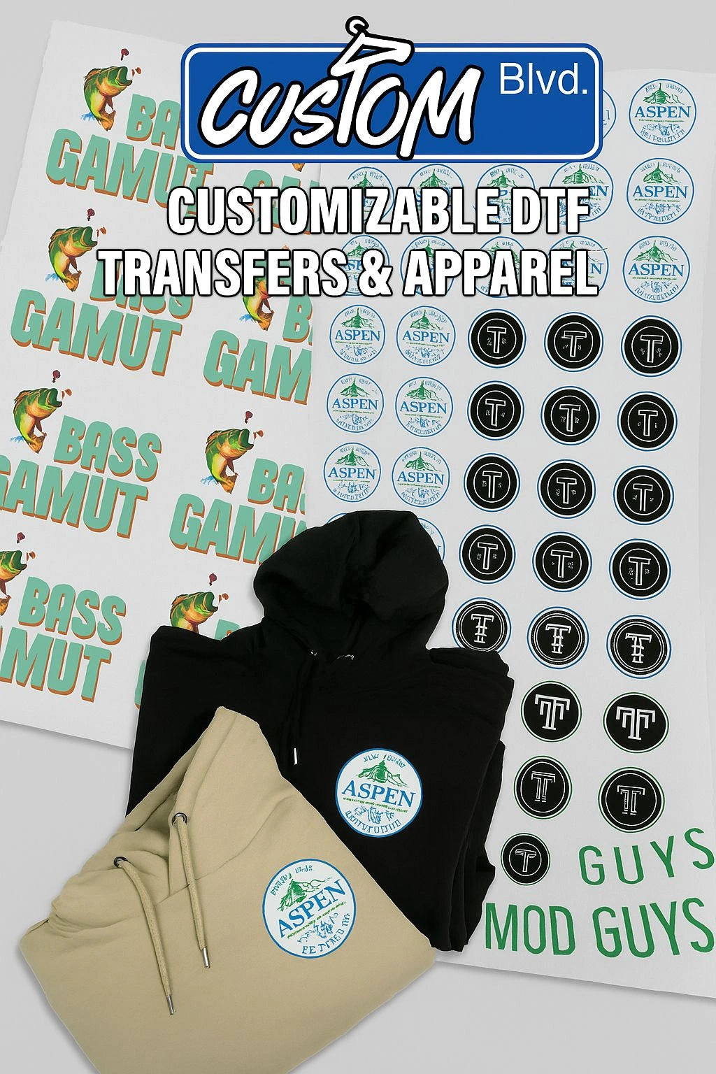 Custom Transfers For Model CustomBlvd DTF Transfers – High-Quality DTF That Works on Any Fabric ...